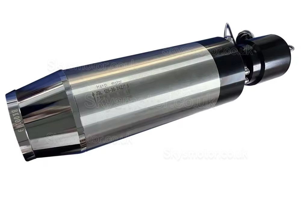 7.5KW 220V/380V Air Cooled ATC (Automatic Tool Change) Spindle Motor JGL125-30-24Z 4Nm 24,000 RPM BT30